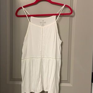 AEO white spaghetti strap tank